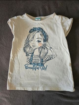 Lote 12 camisetas niña 3 años