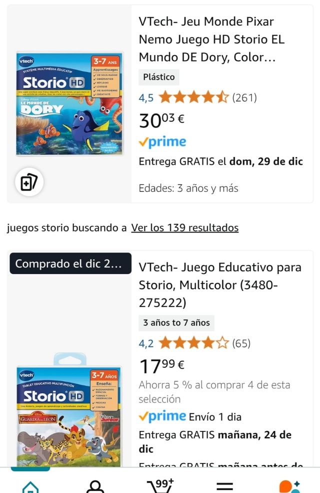 Vtech storio Max XL con juegos