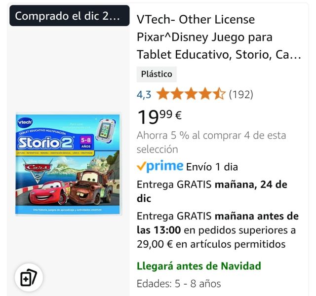 Vtech storio Max XL con juegos