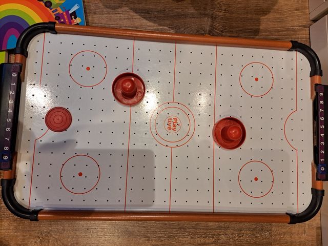 Mesa juego niños air hockey