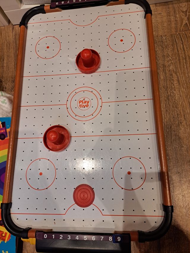Mesa juego niños air hockey