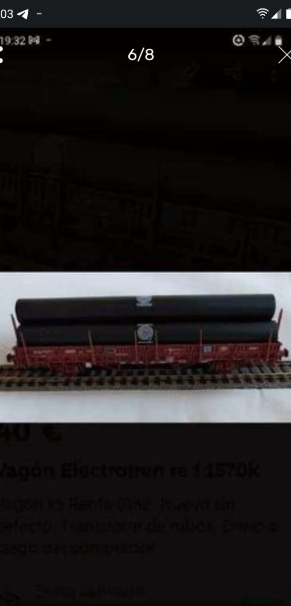 Vagon Electrotren Ref 1570K Transporte d