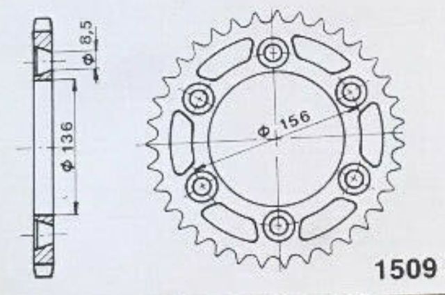 Corona CHT 1509 39t nuova