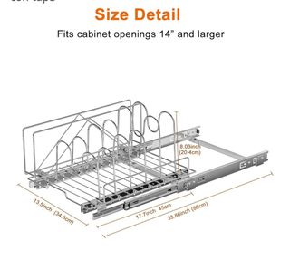 Organizador extraíble utensilios cocina