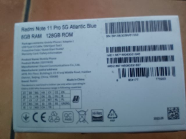 RedMi Note 11 pro 5G