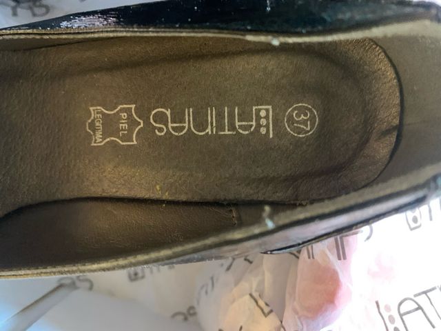 Zapato chrarol negro 37 LATINAS