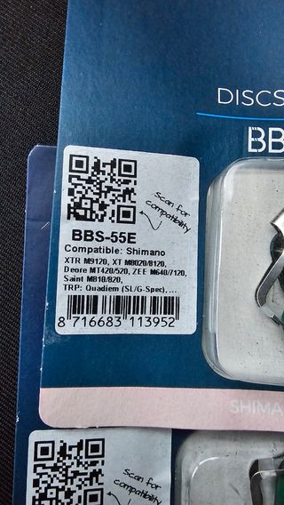 Pastillas freno e-bike BBS-E55