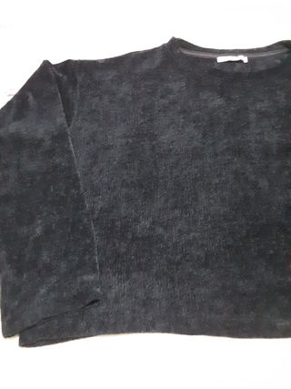 Jersey manga larga Lefties M terciopelo negro suav