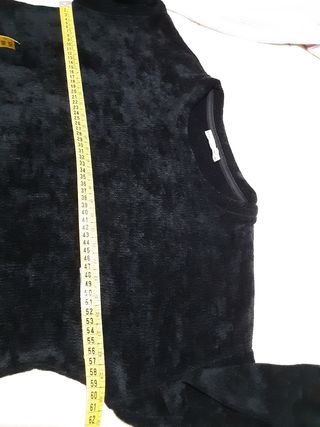 Jersey manga larga Lefties M terciopelo negro suav