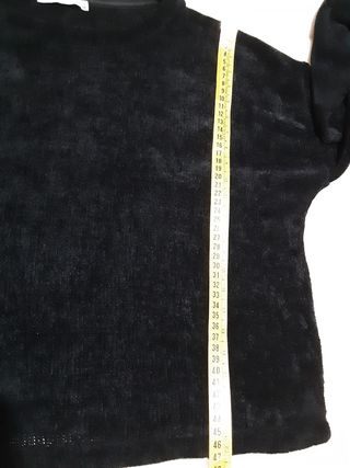 Jersey manga larga Lefties M terciopelo negro suav