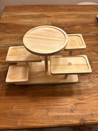 Montajes de tablas de maderas para eventos