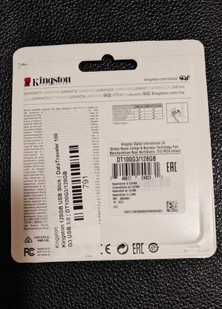 USB Kingston 128gb nuevo