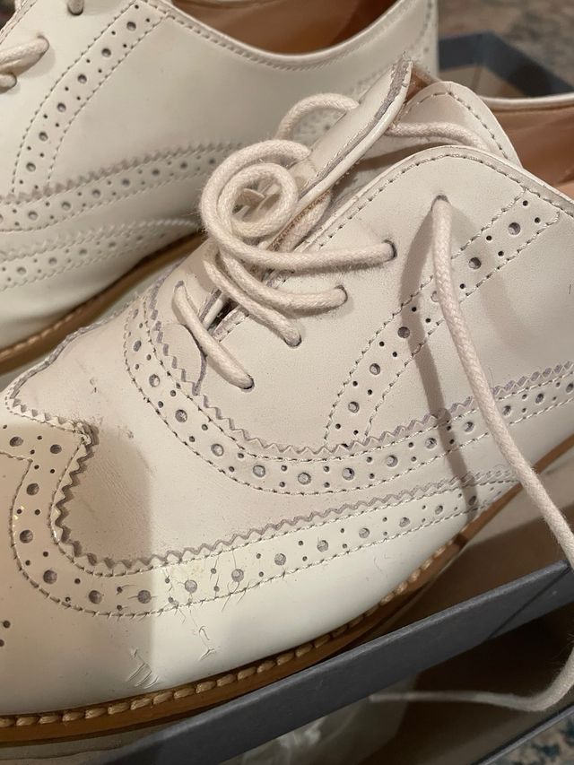 mocassino con lacci Hogan colore bianco laccato