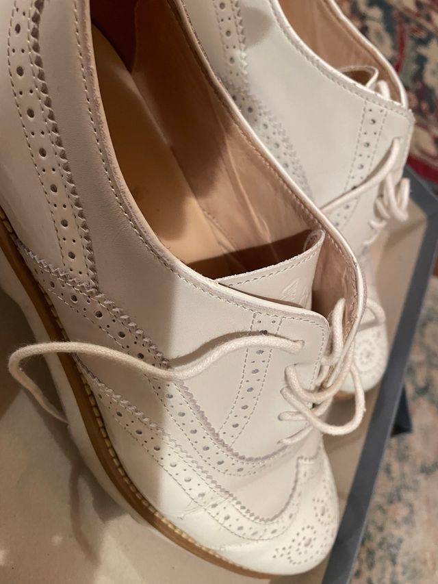 mocassino con lacci Hogan colore bianco laccato