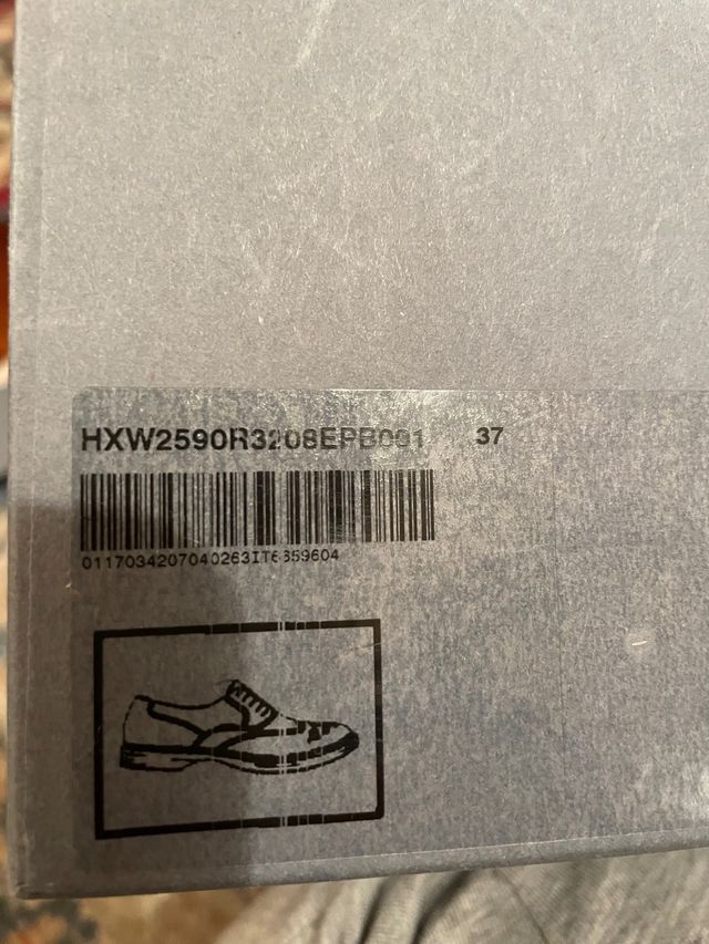 mocassino con lacci Hogan colore bianco laccato