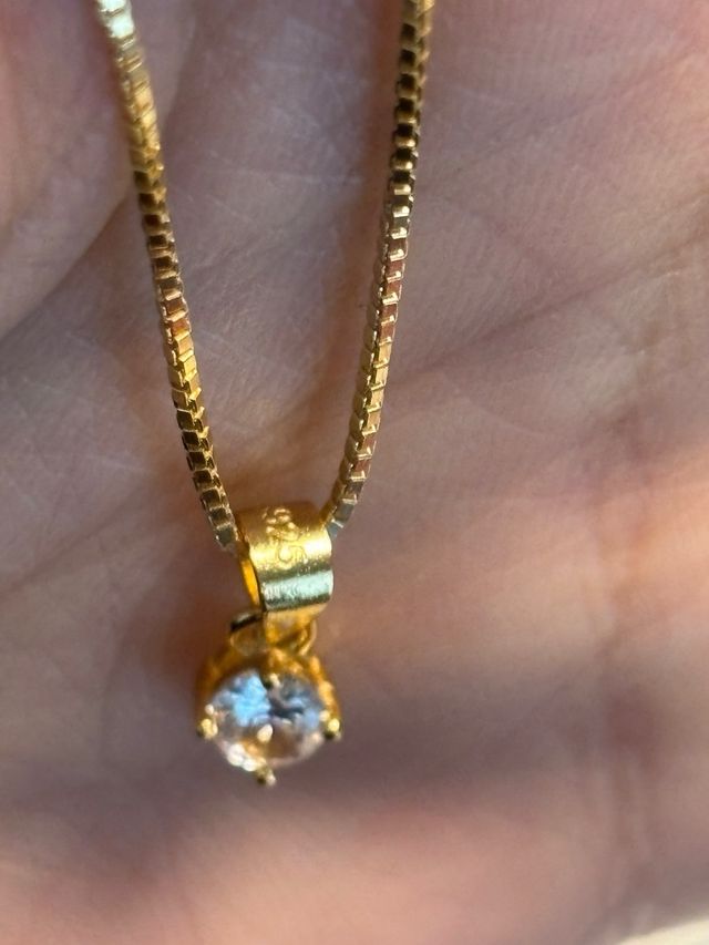 Collana veneziana punto luce argento 925 placcato