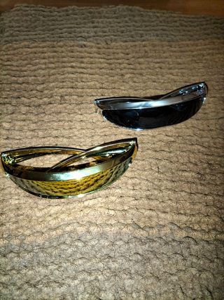 Gafas espejo. Futurista. Rave