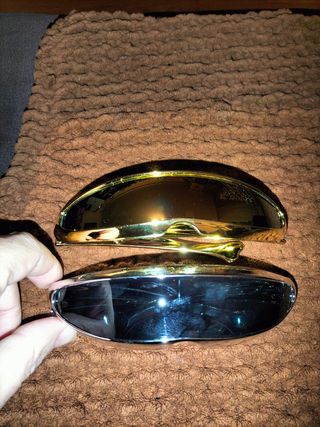 Gafas espejo. Futurista. Rave