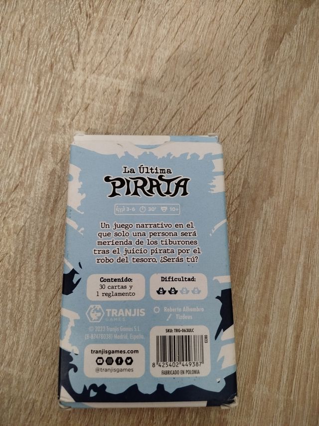 La última pirata juego de mesa