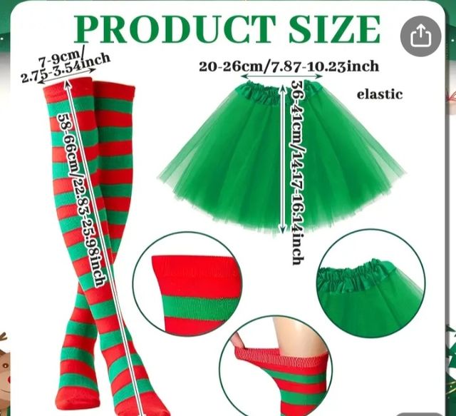 Disfraz Elfa Navidad