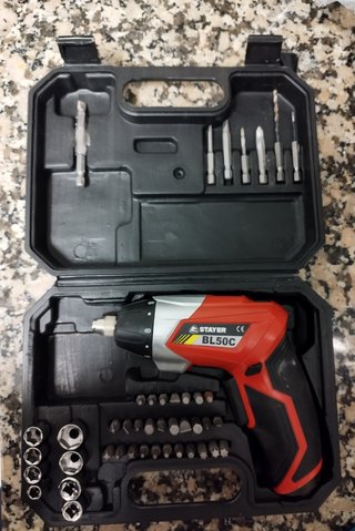 Taladro/atornillador Caja herramientas