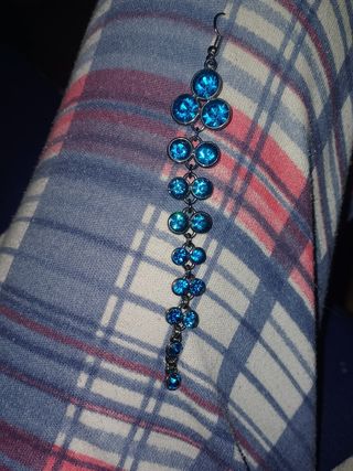 PENDIENTES VINTAGE CON DIAMANTES DE IMIT