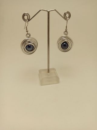 Pendientes aluminio y cerámica