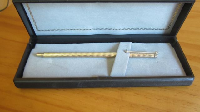 BOLIGRAFO BAÑO ORO AÑOS 60