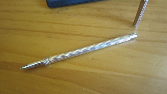 BOLIGRAFO BAÑO ORO AÑOS 60