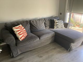 CONJUNTO SOFA CHAISLONGUE  REPOSAPIES