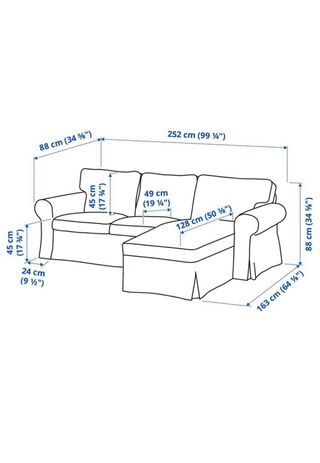 CONJUNTO SOFA CHAISLONGUE  REPOSAPIES