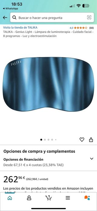 Lampara de electroinmunoterapia