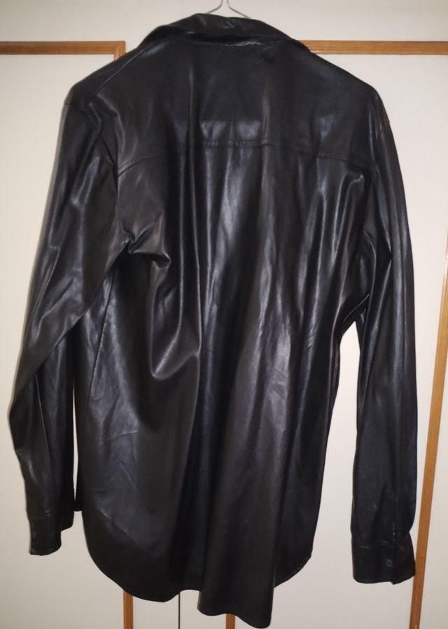 Camicia donna ecopelle