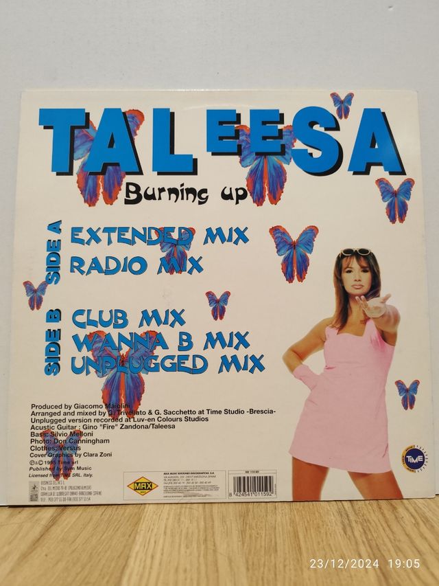 Vinilo Taleesa - Burning Up