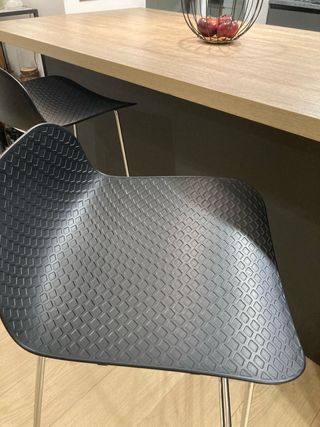 Sgabelli da cucina/ufficio neri