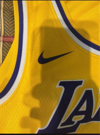 Canotta Nike Lakers nba Lebron James 6 gialla