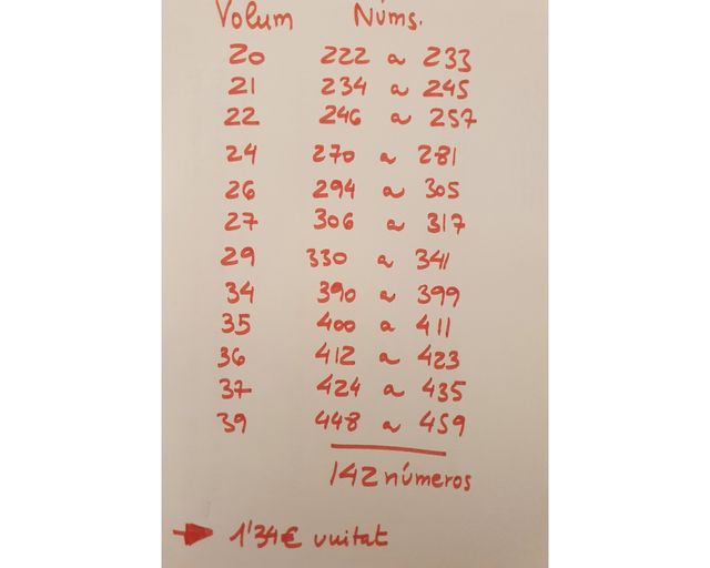 12 volums revista infantil TRETZEVENTS