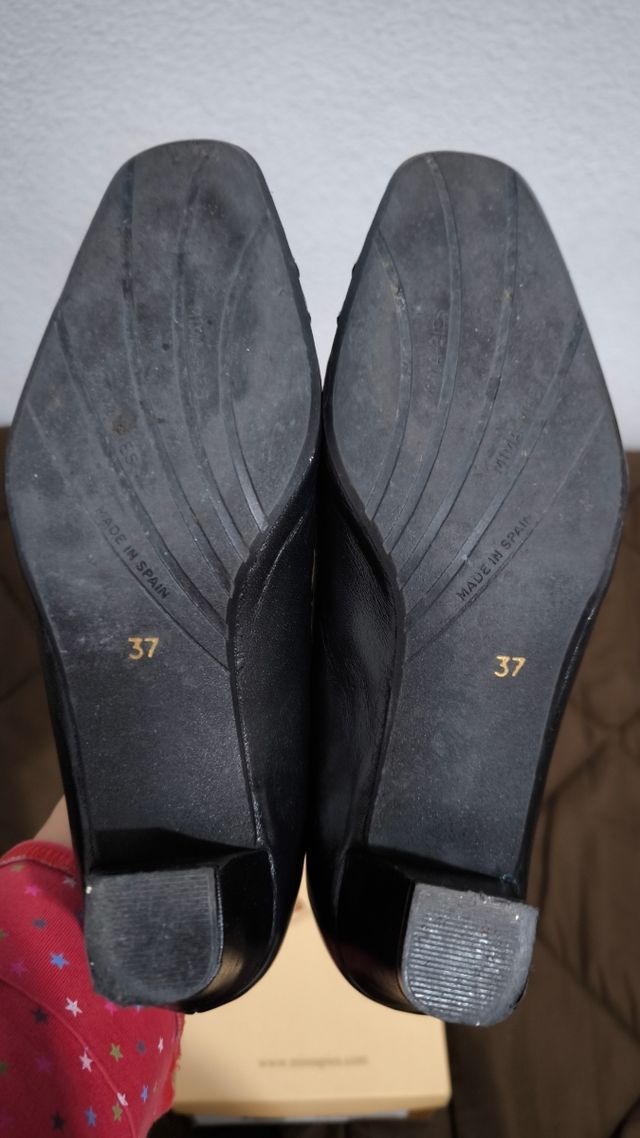 Zapatos mujer piel talla 37.Mima pies 👠