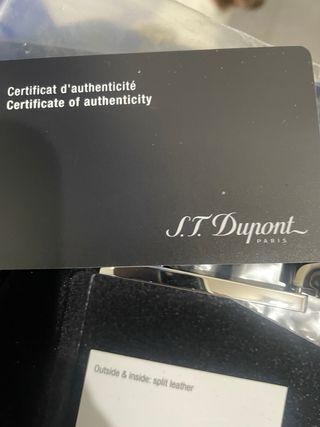 Cintura uomo doppio  colore ST Dupont