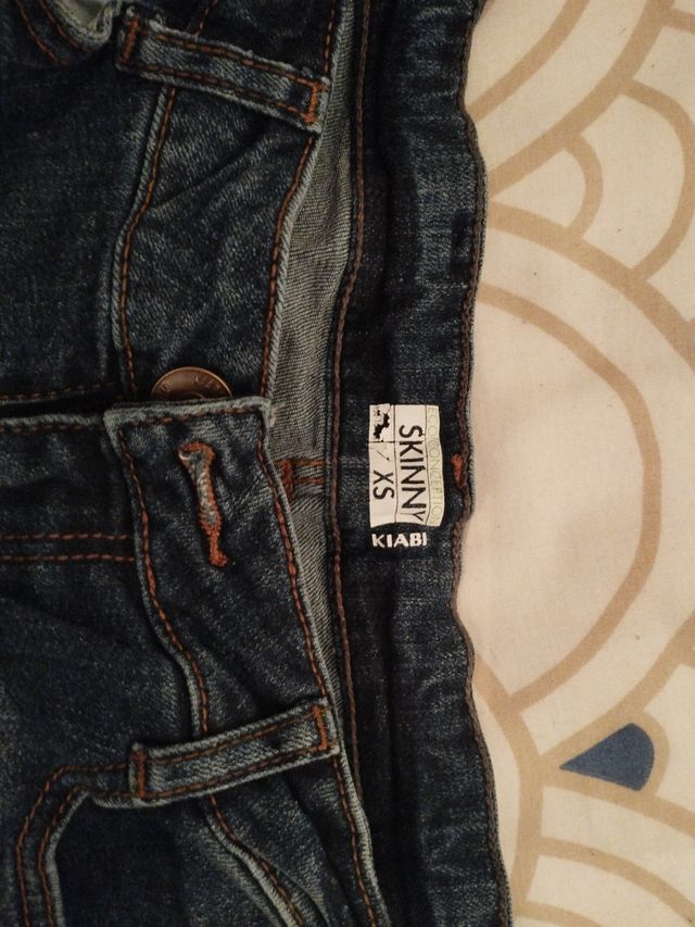 Pantalon vaquero skinny talla XS