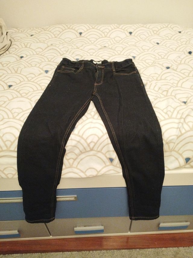 Pantalon vaquero skinny azul oscuro XS