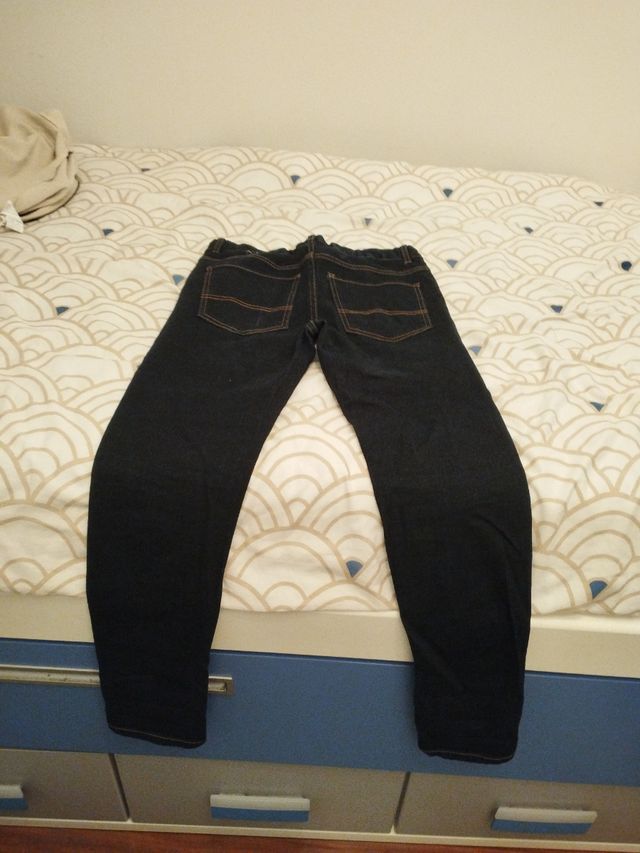 Pantalon vaquero skinny azul oscuro XS