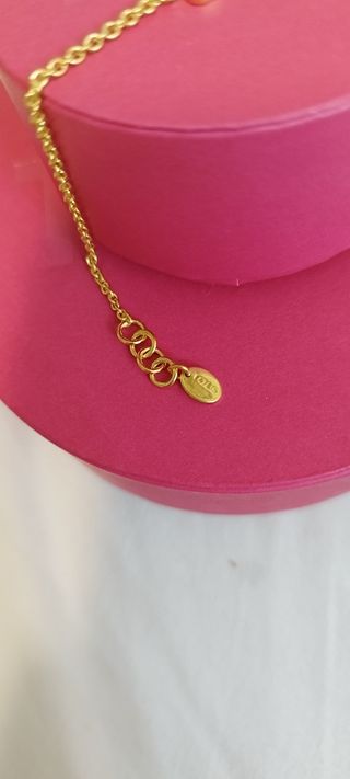 Pulsera Tous plata bañada en oro
