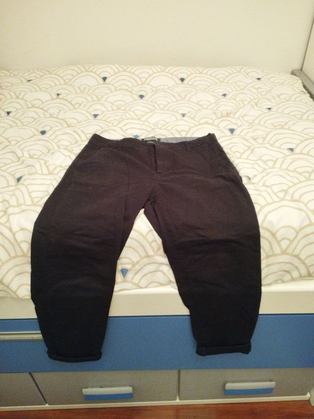 Pantalon slim fit negro talla 13-14