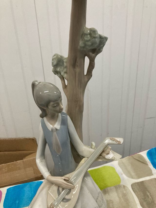 Lámparas Lladró joven y niño lector