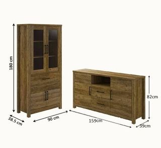 Muebles para comedor en blanco nieve
