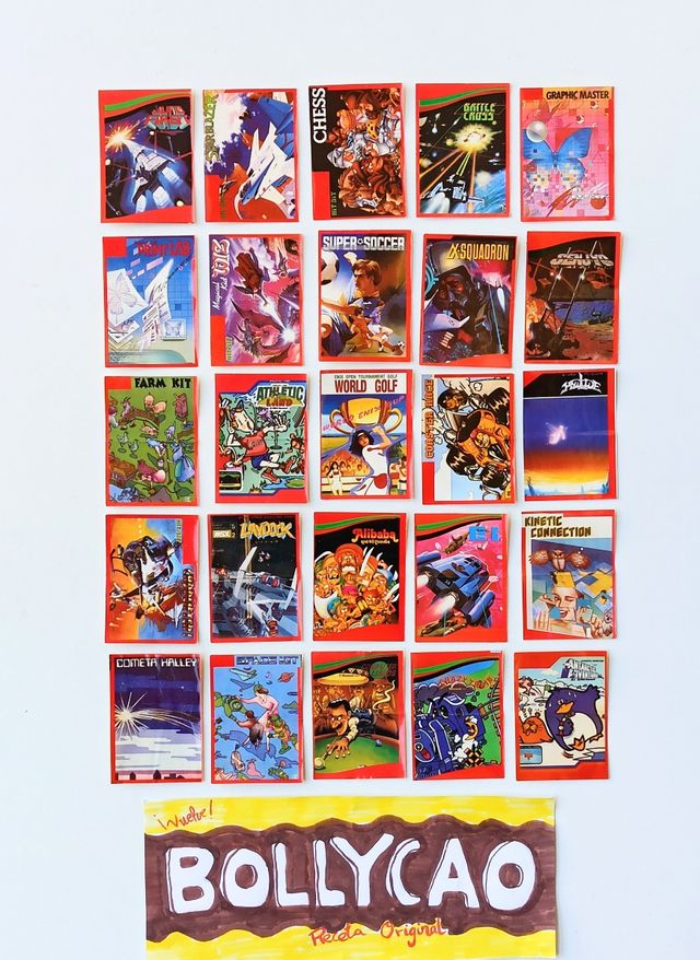 VIDEOJUEGOS BOLLYCAO 25 CROMOS MSX