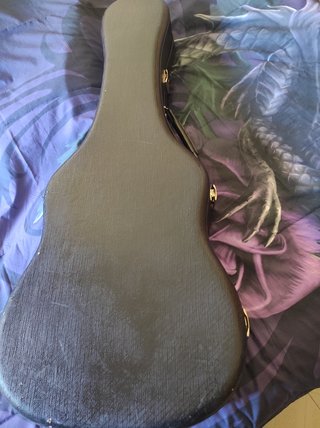 Estuche rígido guitarra acústica higrómetro
