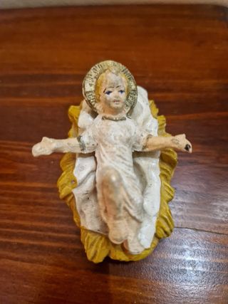 Natività n.3 Statuine Cartapesta anni 40