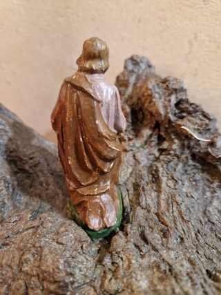 Natività n.3 Statuine Cartapesta anni 40